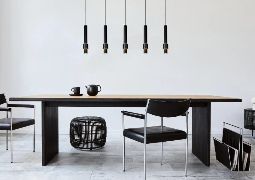Lucide MARGARY - Pendelleuchten - LED Dim. - 5x4,2W 2700K - Schwarz - Atmosphäre 2